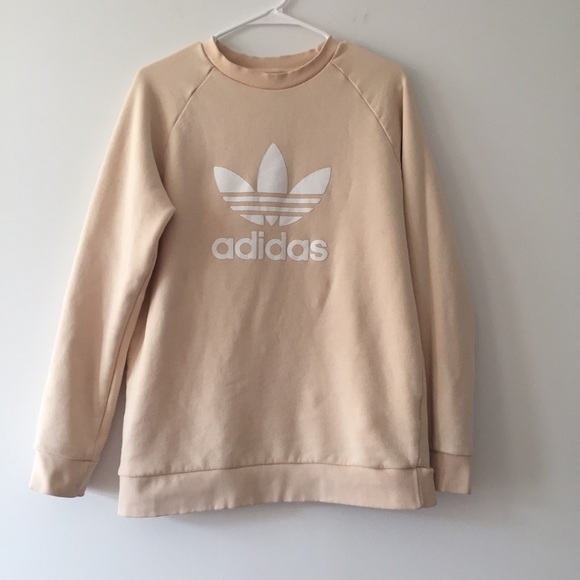 nude adidas jumper